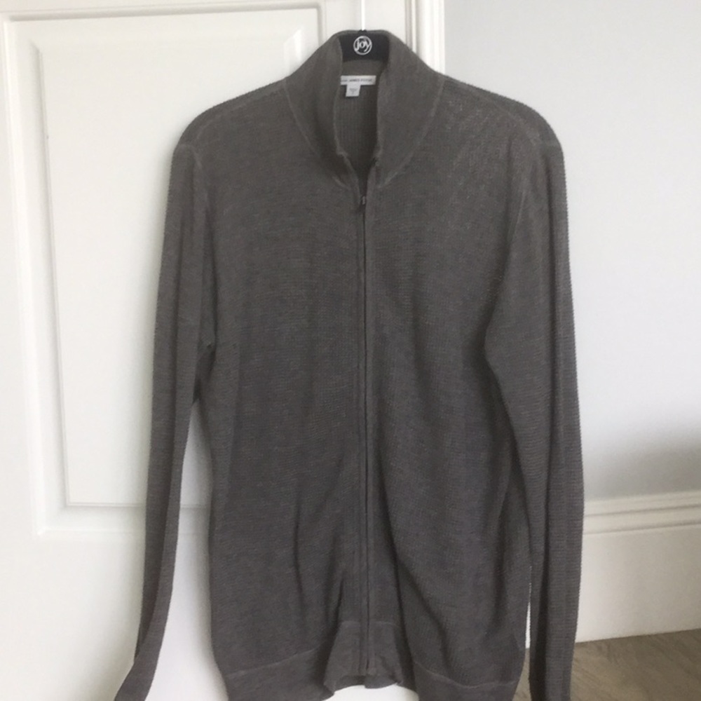 James Perse lightweight thermal zip up jacket